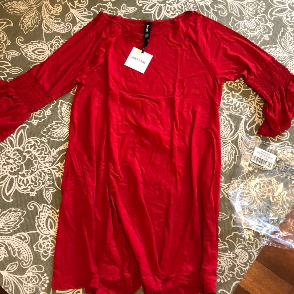 Agnes & Dora red walker. Holidays. NWT